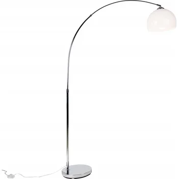 Stojací lampa Stojací lampa QAZQA arc-basic E27 9 W stříbrná