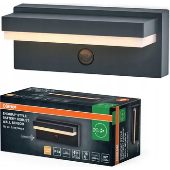 Nástěnné svítidlo OSRAM Endura Style LED nástěnné svítidlo s akumulátorem, odolné, 2,5 W, 300