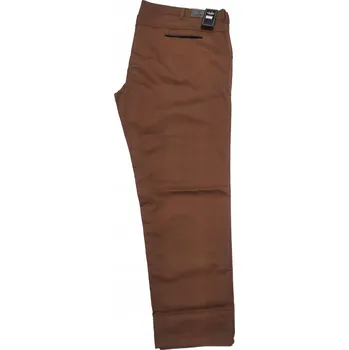 Dámské oblečení 11XL DUŻE SPODNIE CHINOSY ELEGANCKIE DARK PAS 150 cm