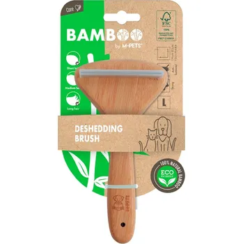 Kosmetika pro psa M-Pets Bamboo hřeben na vyčesávání L