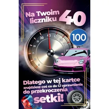 Přání k řidičáku ke 40. narozeninám pro ženu