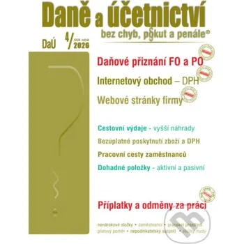 DaÚ č. 4 / 2026 - Daňové přiznání FO a PO za rok 2025 - Poradce s.r.o. Poradce s.r.o.