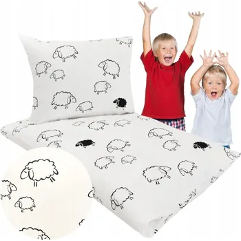 Povlečení Sada povlečení Głęboki Sen 100 x 160 cm bílá