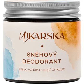 Wikarska Symbiotics (Česká republika) Wikarska Symbiotics Sněhový deodorant bergamot a vavřín kubébový (78 g)