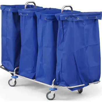 Drogerie Corping Polyesterový vak pro vozíky, 740 x 1050 mm, 120 l, modrá