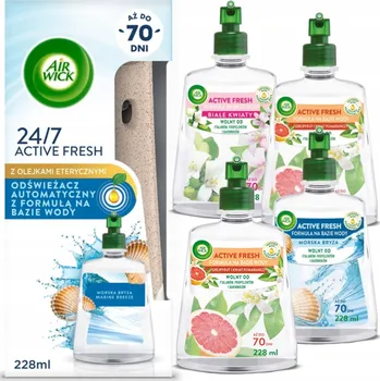 Osvěžovač vzduchu AIR WICK AUTOMATICKÝ OSVĚŽOVAČ VZDUCHU + 5X NÁPLŇ 228ML SADA MIX