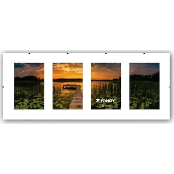 Rám na obraz FANDY Rám clip plexi gallery 4x10x15 bílý