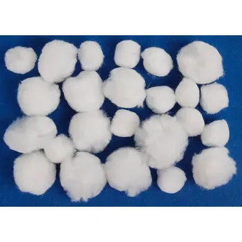 FANDY Bambulky akrylové mix 08 bílé