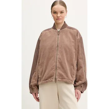 Pánské oblečení Manšestrová bunda adidas Originals, M, hnědá, 98X