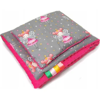 Dětská deka Sada Dětská deka 75x100 cm + polštář Minky PRO MIMINKA Kerstin