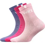VoXX Ponožky dětské sportovní FREDÍK pro holky (3 páry) Velikost: 30-34 (20-22)