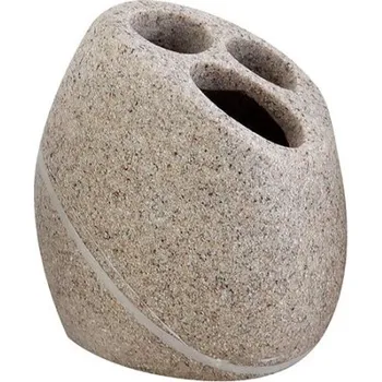 Držák na kartáček Kelímek na zubní kartáčky - ROCK, polyresin (VYSTAVENO NA PRODEJNĚ)