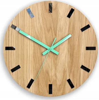 Hodiny Nástěnné hodiny Volan hnědé 33cm