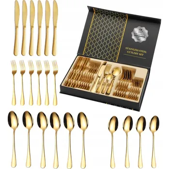 Příbor SADA PŘÍBORŮ 24 KS PRO 6 OSOB OCEL KRABIČKA