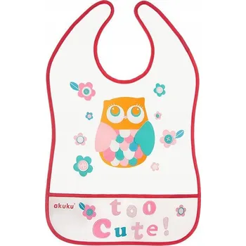 Bryndák AKUKU Silikonový Nastavitelný Bryndák s Kapsou