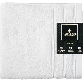 Ručník Osuška bílá Hotel Royal 50x100 cm bavlna