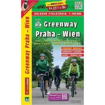 Umění Greenway Praga - Wiedeń. Mapa rowerowo-turystyczna. Shocart Kolektiv autorů