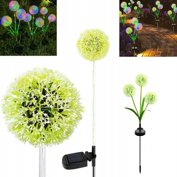 Venkovní osvětlení SOLÁRNÍ LED DEKORATIVNÍ LAMPY 71CM KVĚTINY IP65 2X ZMĚNA BAREV