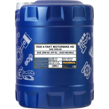 Motorový olej Motorový olej Mannol 10 l 20W-50