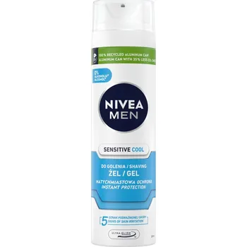 Nivea MEN Sensitive Cool chladivý gel na holení pro muže 200 ml