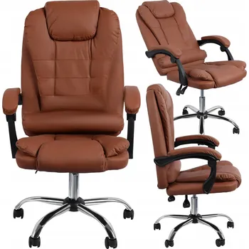 KANCELÁŘSKÁ ŽIDLE KOŽENÁ PRO ŠÉFA PREZIDENTA OTOČNÁ KŘESLO DO KANCELÁŘE