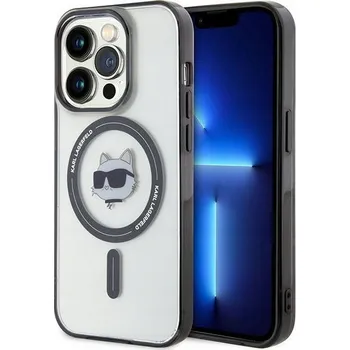 Pouzdro na mobilní telefon Zadní Kryt Karl Lagerfeld pro Apple iPhone 15 Pro Max bezbarvý