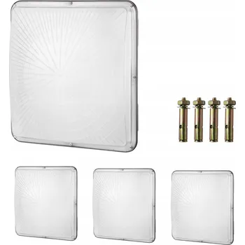 Stropní svítidlo LED Komerční Sada 4ks 150W 16500LM 5000K Denní Světlo IP65