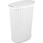 Tragar Koš na špinavé prádlo Slim 45 l bílý