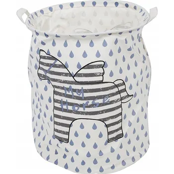 úložný prostor na hračky Koš na hračky 40 x 50 cm bílý