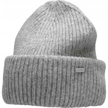 Čepice 4F zimní čepice beanie šedá, velikost M