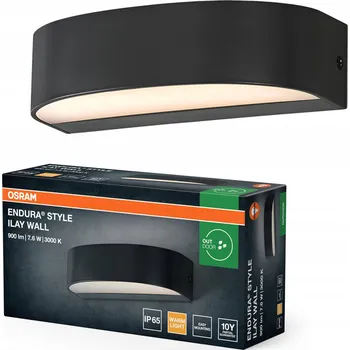 Venkovní osvětlení Venkovní nástěnné LED svítidlo 7.6W 450lm 3000K Šedé IP65 Endura