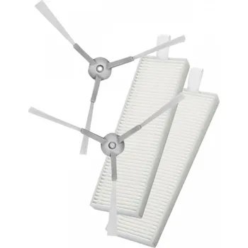 Sada příslušenství pro robotický vysavač HEPA filtry a kartáčky pro vysavač ROWENTA RR7455WH Explorer S60 sada 4ks