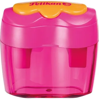 Ořezávátko dvojité Pelikan Flower, růžové