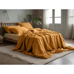 Mušelínové povlečení MUSSARI hořčicové Rozměr povlečení: 70 x 90 cm | 140 x 200 cm, 140x200 / 70x90 cm, 140x220 / 70x90 cm