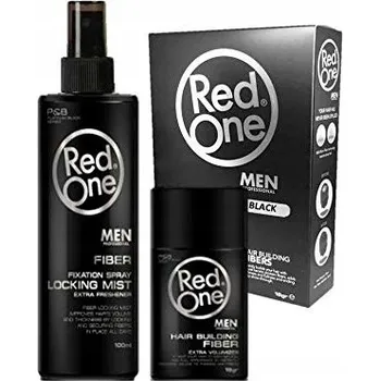 Stylingový přípravek REDONE HAIR BUILDING FIBER SADA ČERNÁ 100ML+12G