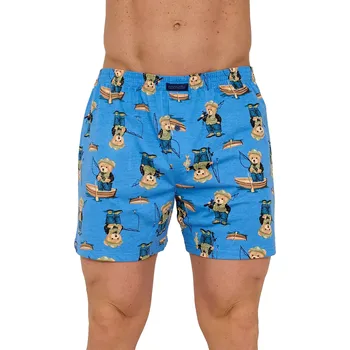 Trenýrky Pánské trenky Classic 001/188 jeans, rybář velikost 3XL