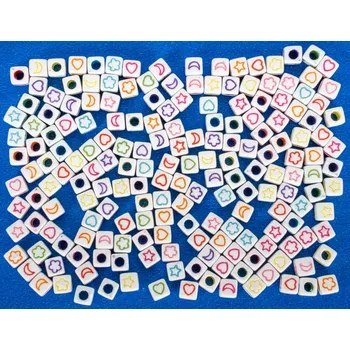 Korálek FANDY Korálky Symbol 01 pastel