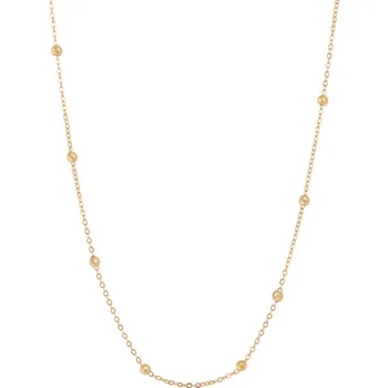 Řetízek Řetízek s kuličkami 40 cm Colibra - pozlacený