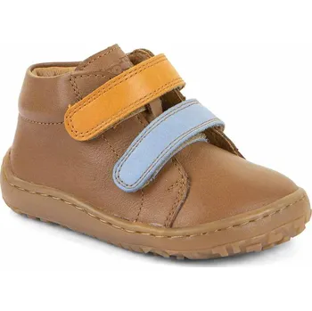 Chlapecké tenisky Froddo Barefoot dětské kotníkové boty First Step G2130369-4 Cognac Velikost: 24
