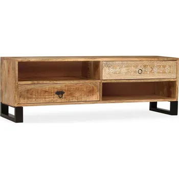 Televizní stolek vidaXL TV stolek z masivního mangovníkového dřeva 120 x 30 x 40 cm [244940]