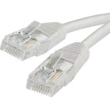 Síťový kabel Patchcord Emos U/UTP 5e RJ45 / RJ45 1 m šedý