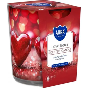 Svíčka Parafínová vonná svíčka List Miłosny (Milostný dopis) Aura 1 ks