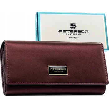 Peněženka Dámská velká peněženka z přírodní kůže Peterson s RFID ochranou na karty a hotovost