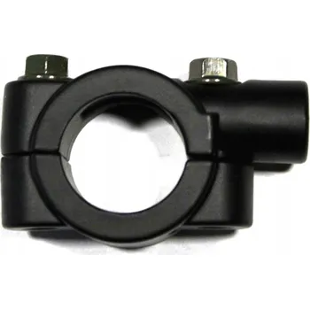 Zrcátko pro motocykl Držák OBJÍMKA UPEVNĚNÍ ZRCÁTKA NA ŘÍDÍTKA 22 M8 LEVÝ Skútr Quad Moto