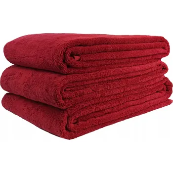 Ručník Hrubý Ručník 70x140 Luxury-Line 630g/m2 Červený