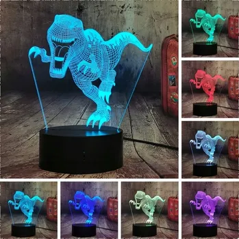 Lampička Noční lampa 3D vícebarevná