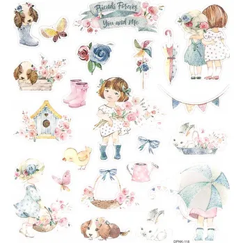 samolepka SAMOLEPKY SE TŘPYTKAMI MARISELLA & ME 22 KS DALPRINT