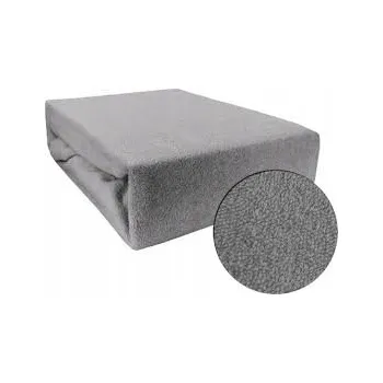 Prostěradlo Froté Prostěradlo 160x200 s Gumou, Silné béžové