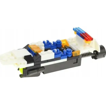 ostatní stavebnice Stavební Stavebnice 2 v 1 robot policejního člunu