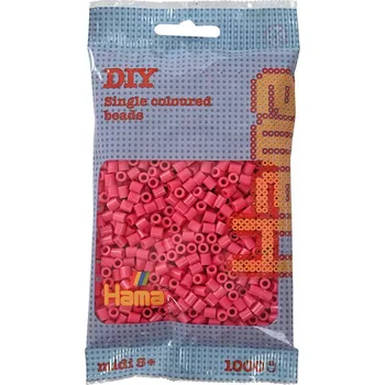 zažehlovací korálek Lowlands international s.r.o. Fuchsiově růžové korálky 1 000 ks Midi